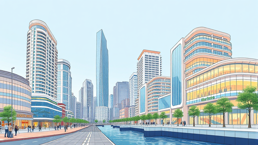 위치별 가격 비교 (해운대, 기장) (illustration 스타일)