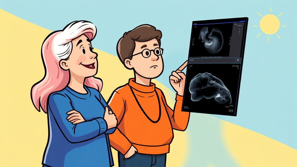 경동맥 초음파 검사 권장 대상 (cartoon 스타일)