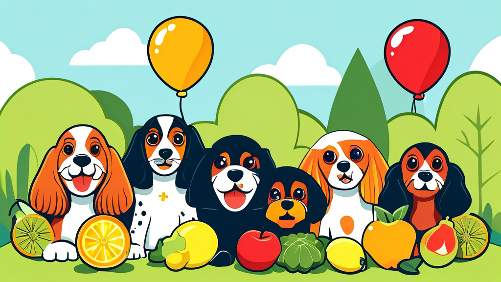 기관지 건강을 위한 추천 성분과 식품 (cartoon 스타일)