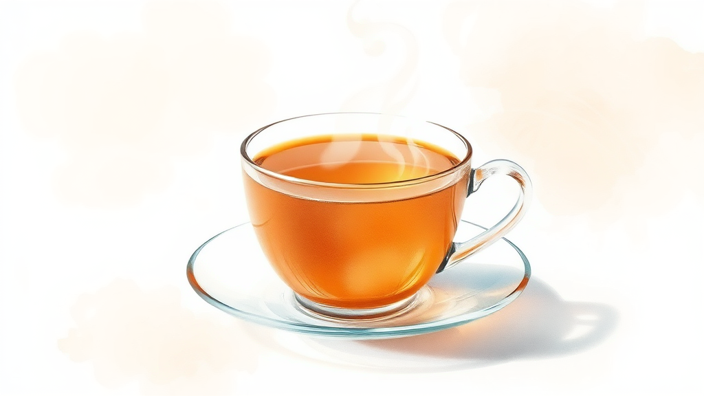 모과차 효능: 감기 완화 외 다양한 효과 (watercolor 스타일)