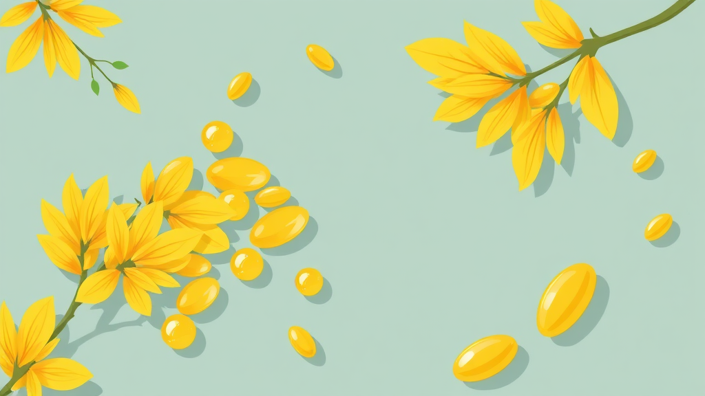 호로파 캡슐, 주요 효능은? (illustration 스타일)