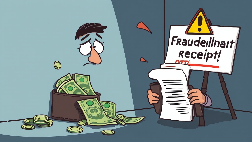 부정수급, 무엇을 의미할까요? (cartoon 스타일)