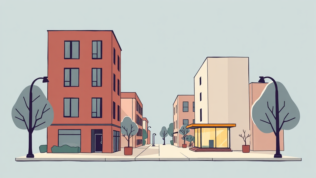 건물주 되기 위한 첫걸음: 현실적인 목표 설정 (illustration 스타일)