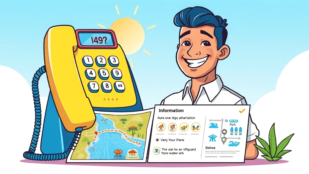 전화로 지사 찾는 방법 (cartoon 스타일)