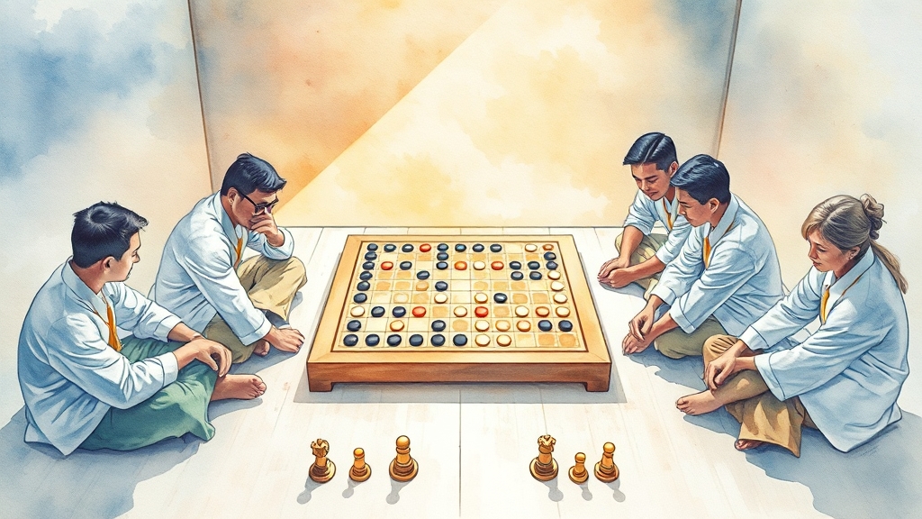 피망바둑, 왜 좋을까? (watercolor 스타일)