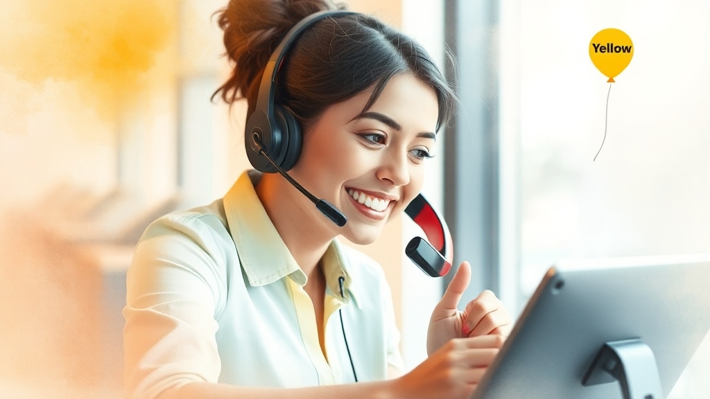 고객센터 이용 안내 (watercolor 스타일)