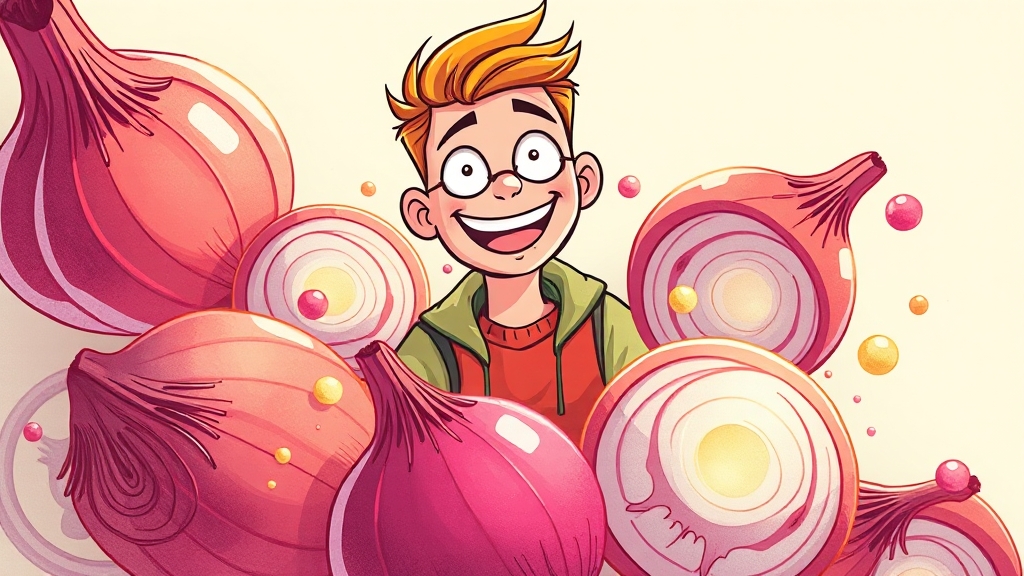 양파즙, 왜 좋을까요? (cartoon 스타일)