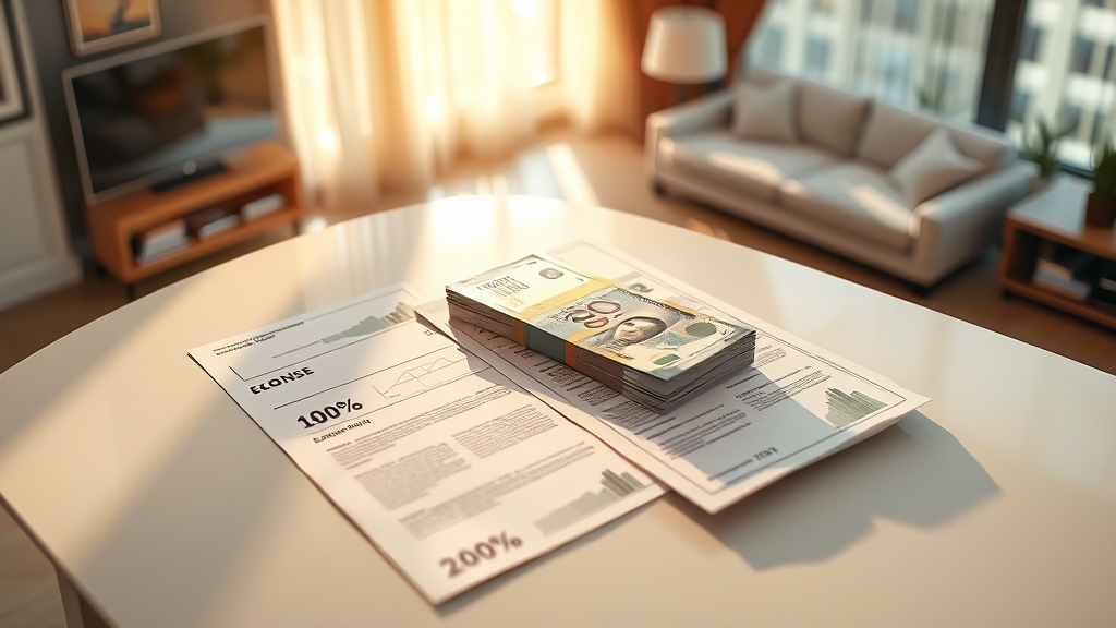 보증료 및 한도 상세 안내 (realistic 스타일)