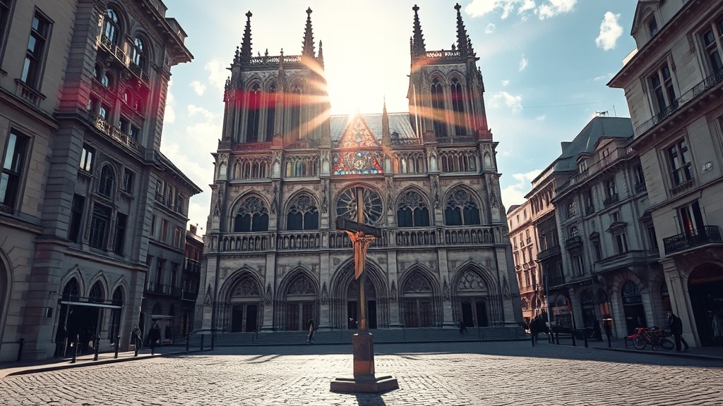 역사, 건축, 그리고 현재 (realistic 스타일)