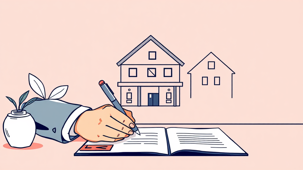 등기부등본, 계약 전 꼭 확인해야 할 사항 (illustration 스타일)