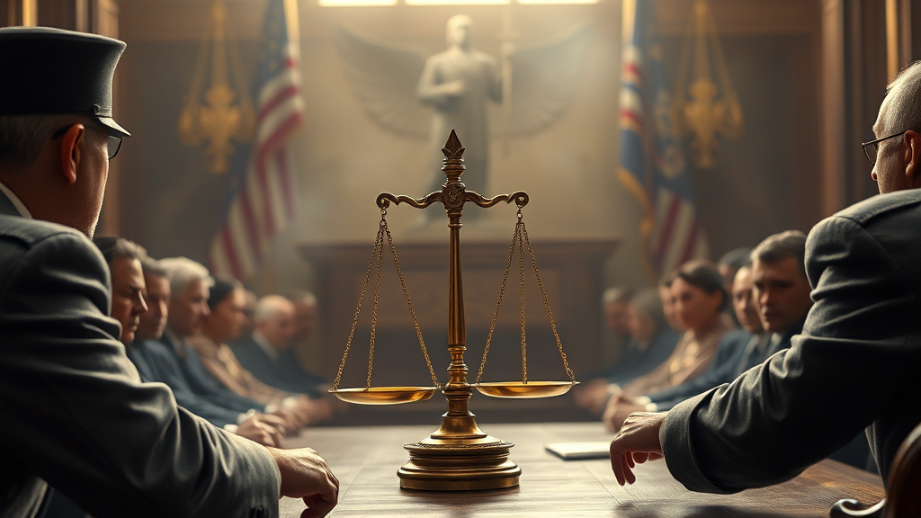 내란전담재판부 설치 논의 (realistic 스타일)