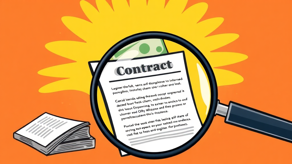 가입 전 필수 확인사항 (cartoon 스타일)