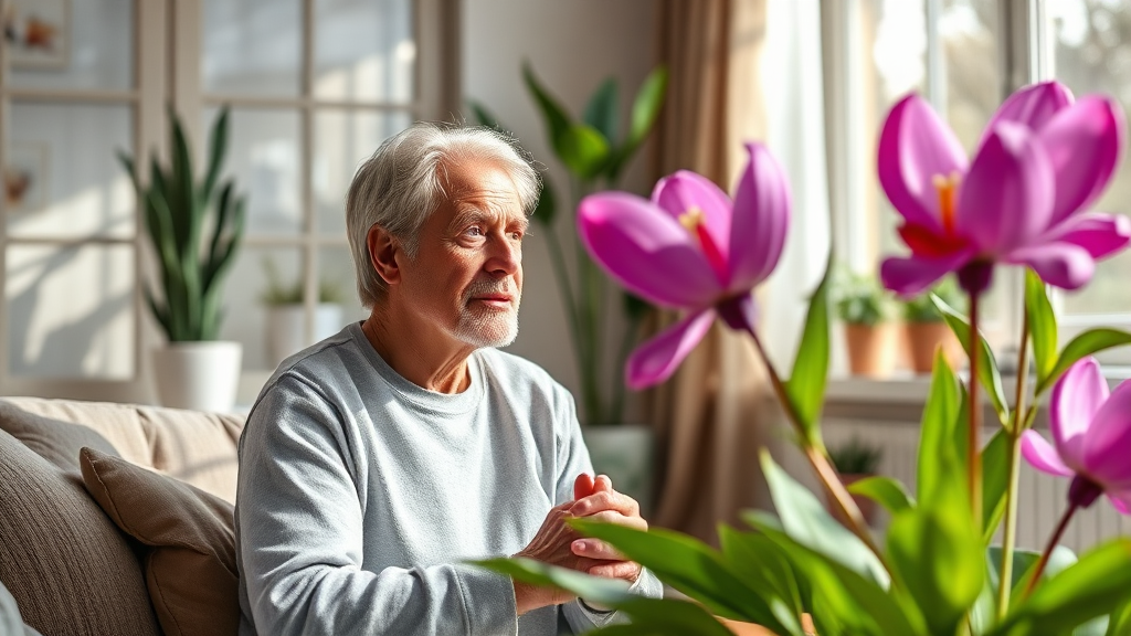 천식 증상 완화를 위한 생활 습관 개선 (realistic 스타일)