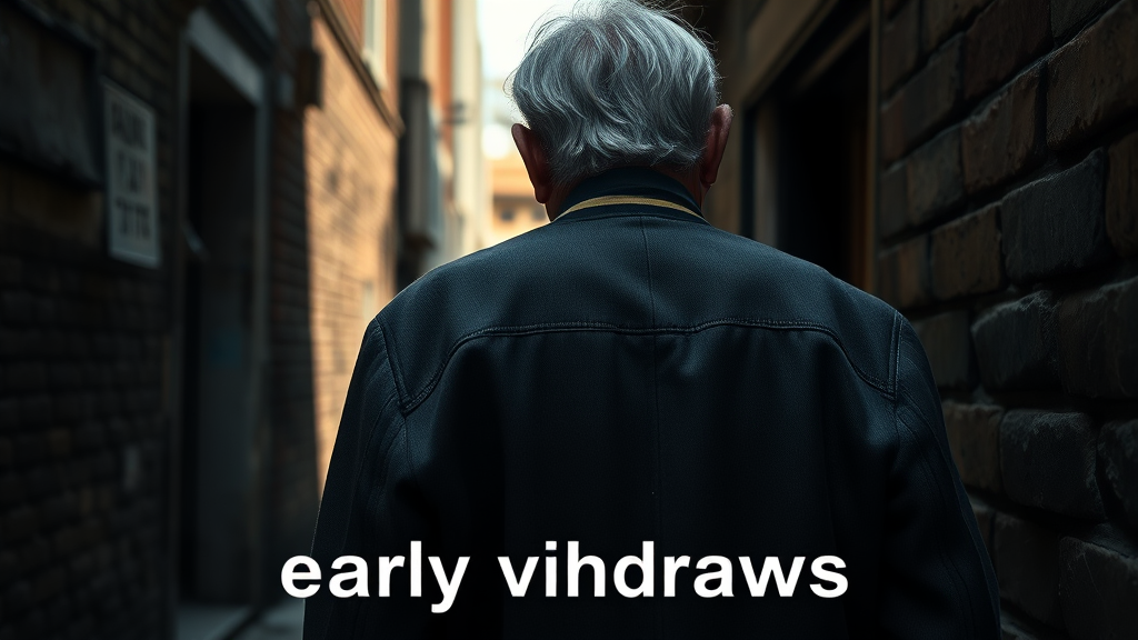 조기수령, 왜 증가하는 걸까요? (realistic 스타일)