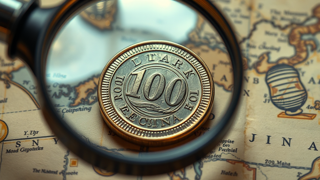 100원 희귀 동전이란? (realistic 스타일)