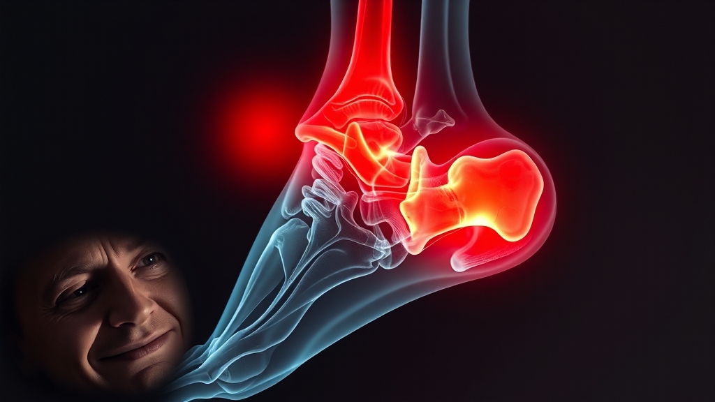 발목 충돌 증후군이란? (realistic 스타일)