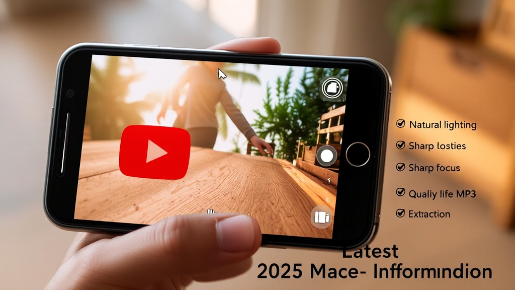 모바일 유튜브 음원 추출 방법 (realistic 스타일)