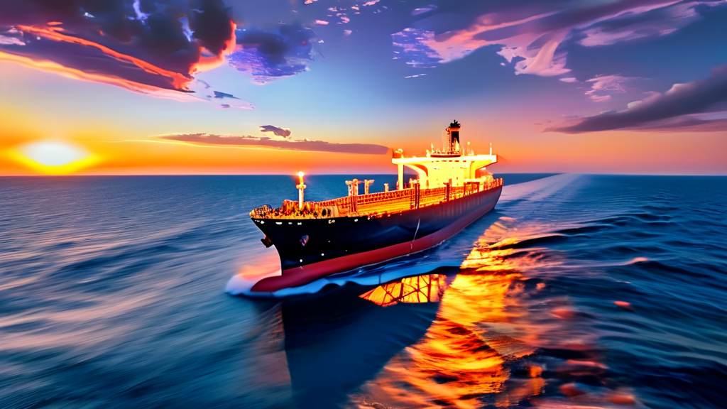 이란과의 관계 악화: 석유 운송 불안감 증폭 (realistic 스타일)