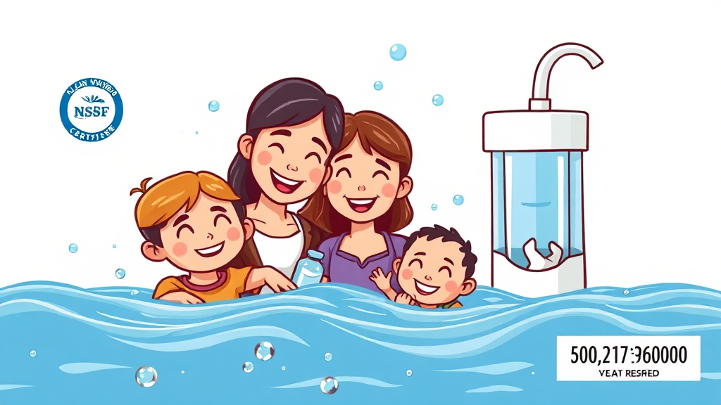 정수기 선택, 이것만은 꼭 확인 (cartoon 스타일)