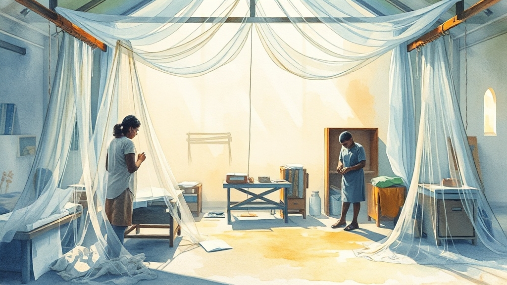 경산 방충망마트, 시공 과정은? (watercolor 스타일)