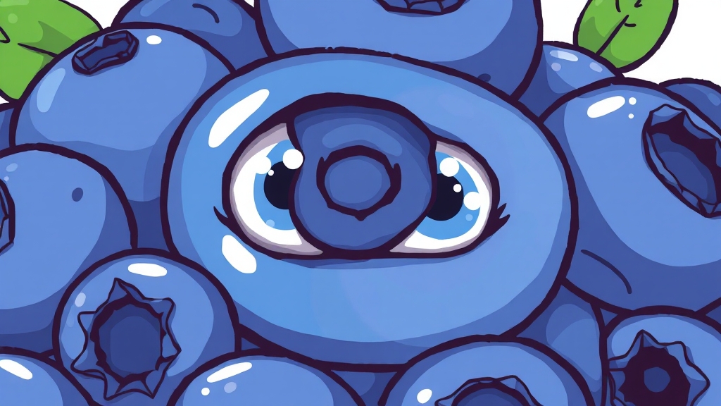 안토시아닌의 역할 (cartoon 스타일)