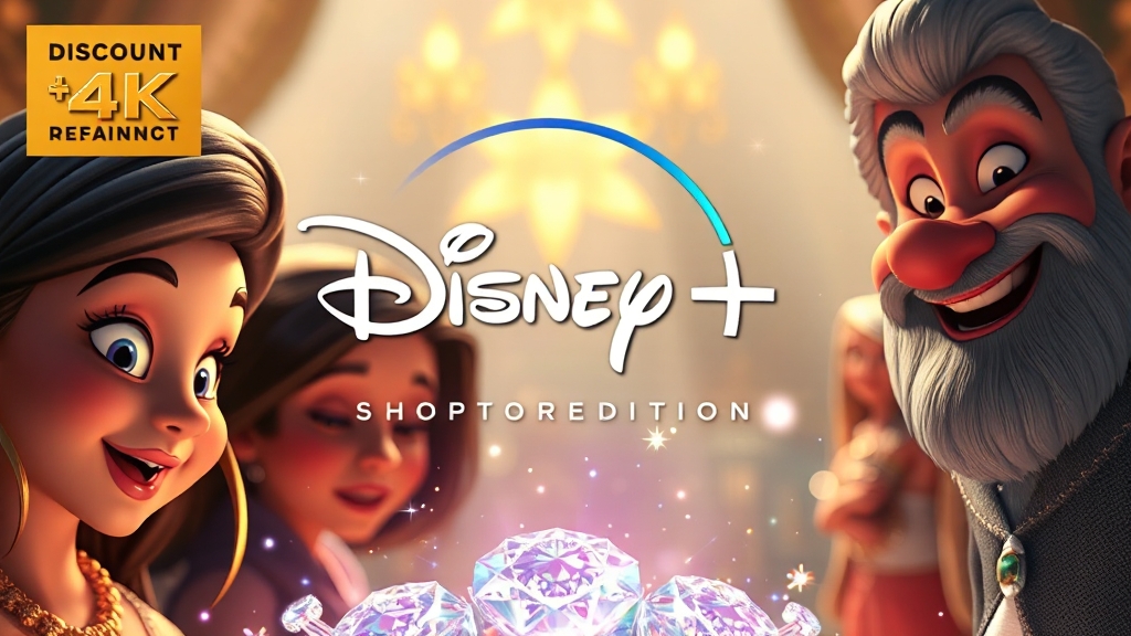 디즈니플러스, 할인 꿀팁 대방출! (realistic 스타일)