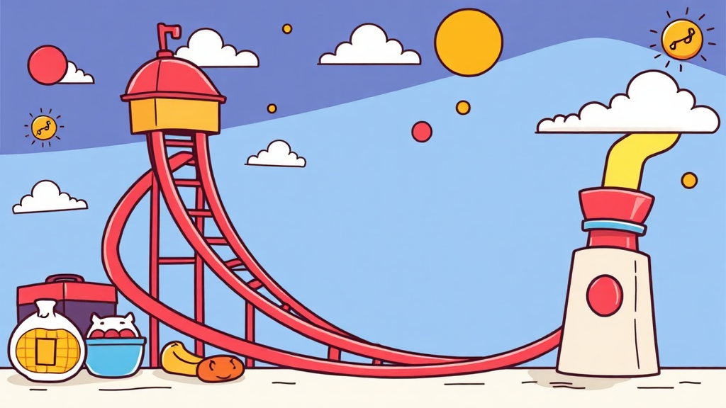 혈당 스파이크와 당뇨 관계 (cartoon 스타일)