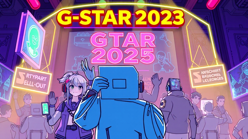 지스타 2025 티켓 예매 (illustration 스타일)
