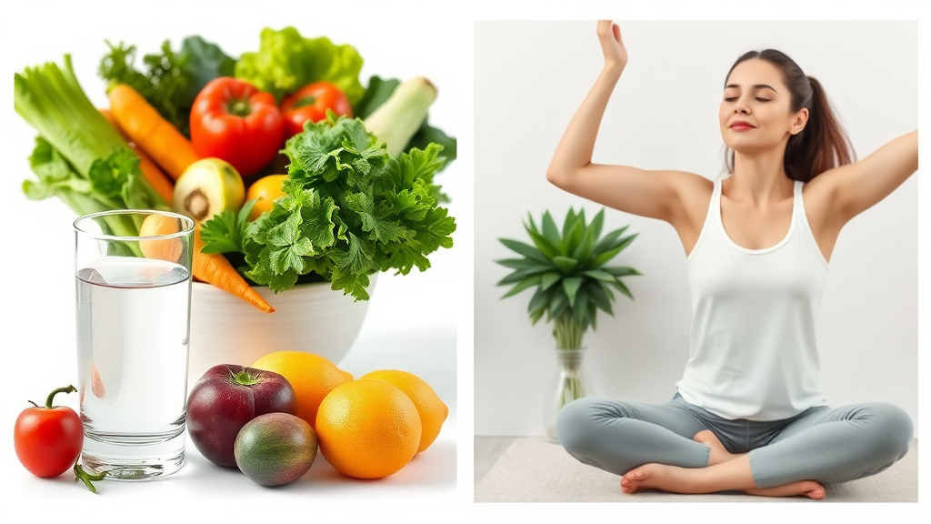 장 운동 촉진하는 방법 (realistic 스타일)