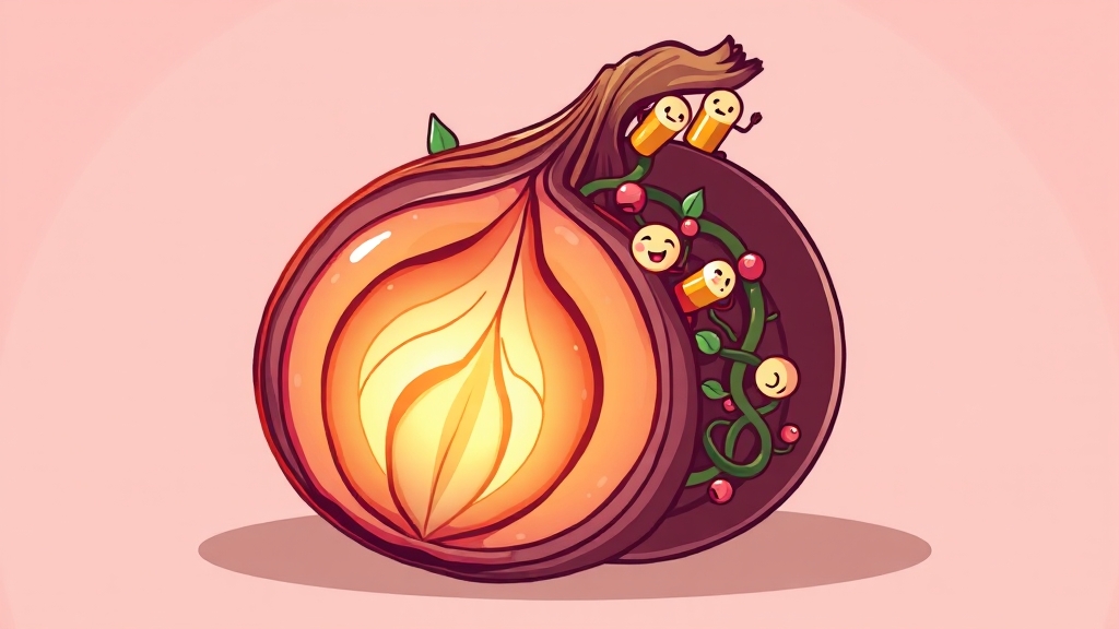 양파 영양 성분 심층 분석 (cartoon 스타일)