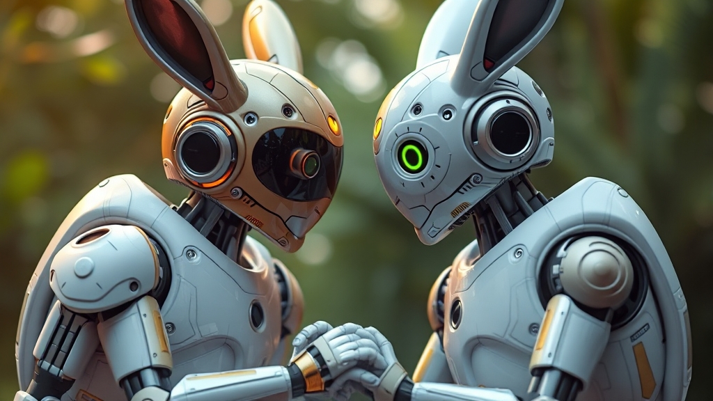 챗GPT vs 제미나이: 경쟁 심화 (realistic 스타일)