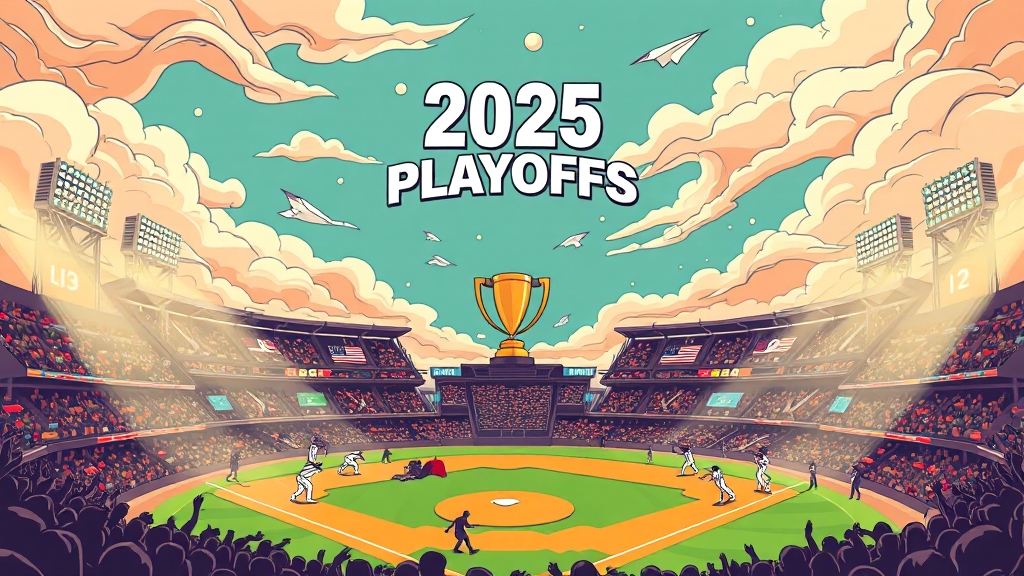 2025 플레이오프, 무엇이 특별할까? (illustration 스타일)