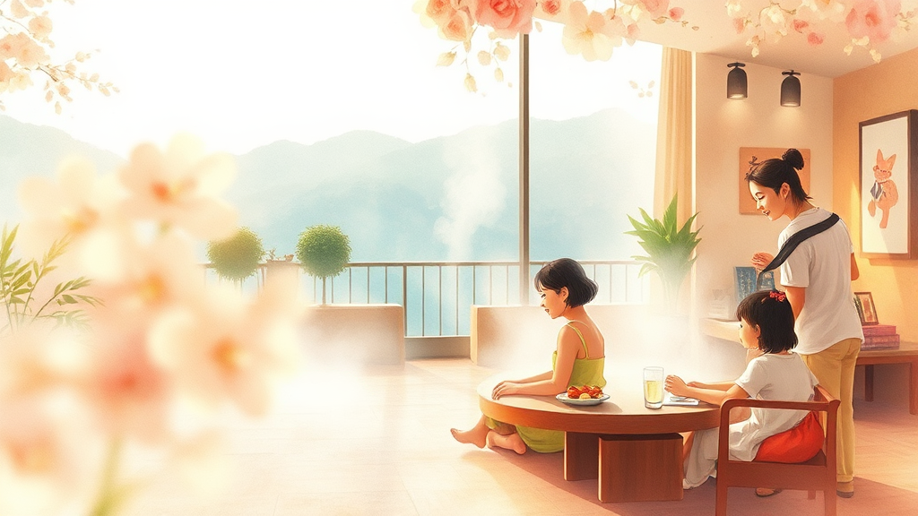 숙소별 기본 정보 및 가격 비교 (watercolor 스타일)