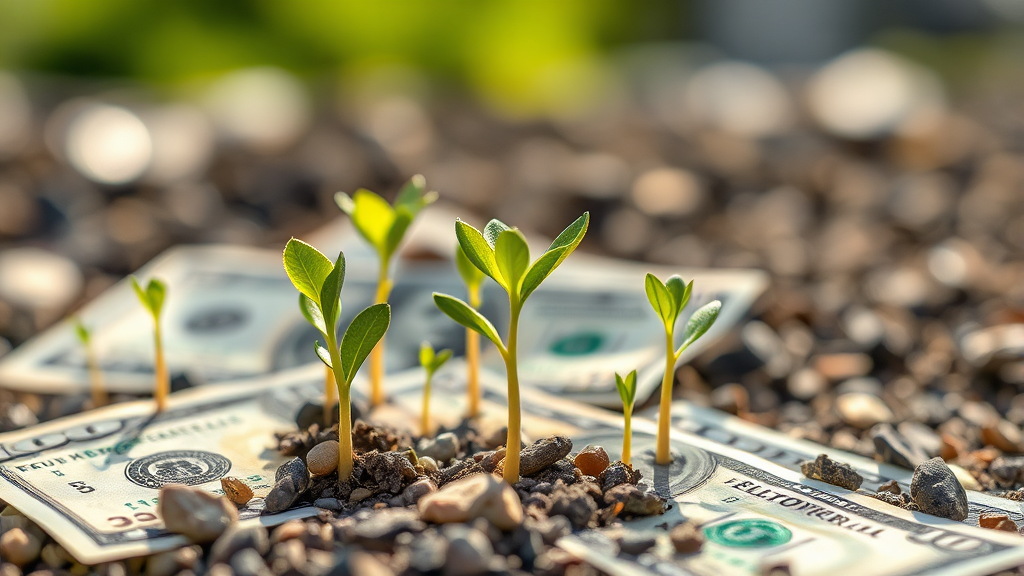 100달러, 미래를 위한 투자! (realistic 스타일)