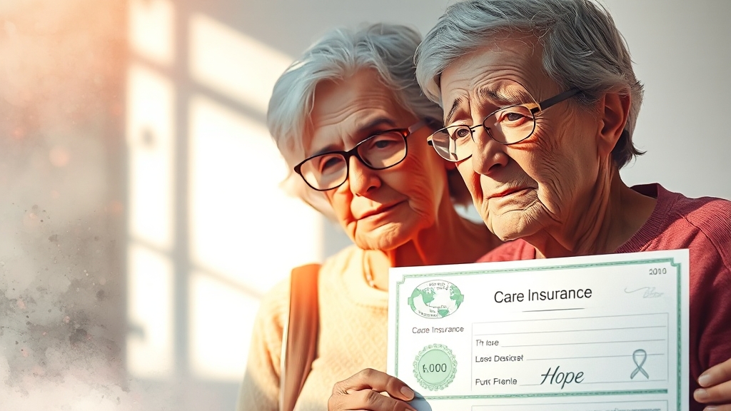 치매 간병 보험, 왜 필요할까요? (watercolor 스타일)