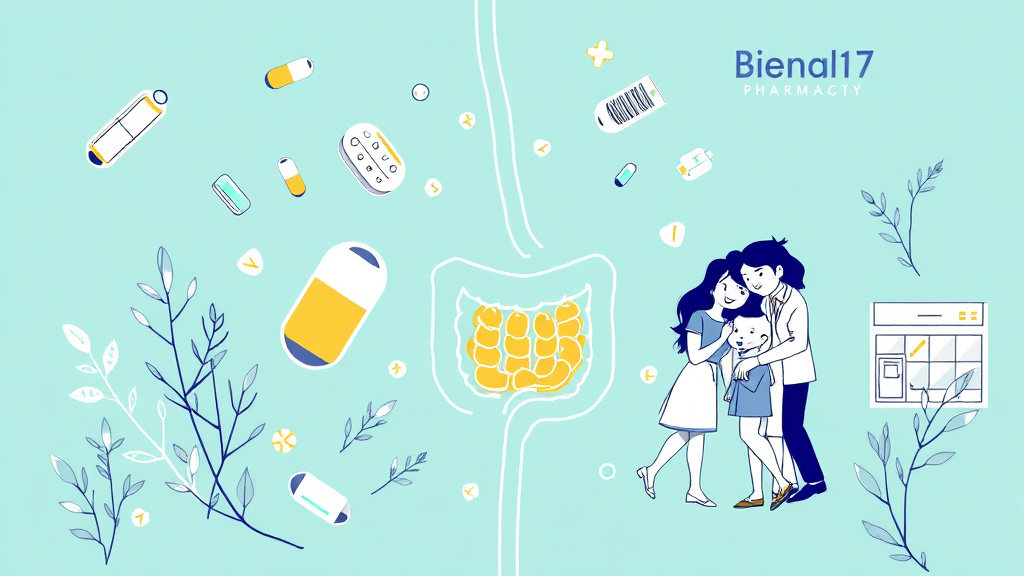 비에날17 유산균 가격 정보 (illustration 스타일)