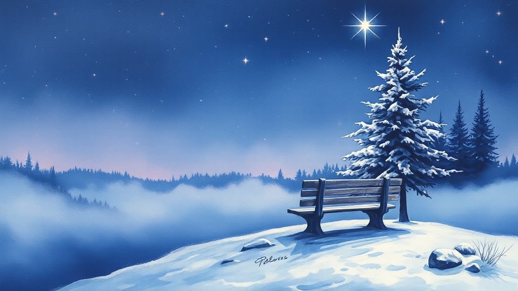 ‘북극성’ 숨겨진 이야기 (watercolor 스타일) (재시도)