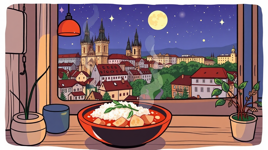 한인민박 선택 이유 (illustration 스타일)