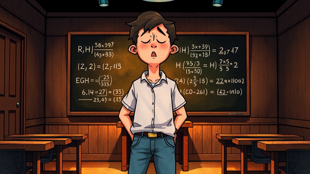 공황 발작, 이렇게 대처하세요! (cartoon 스타일)