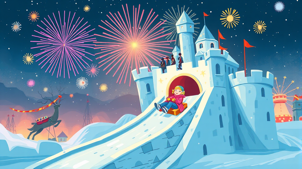 축제 즐길 거리, 부대시설 (illustration 스타일)