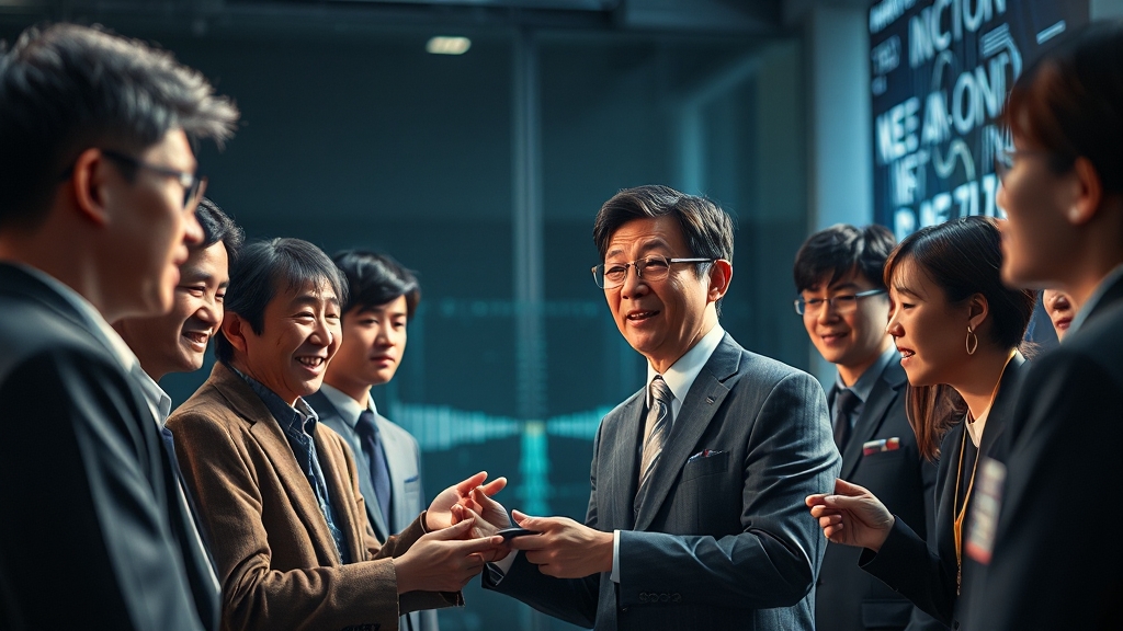 삼성 고용 투자 발표 배경 (realistic 스타일)