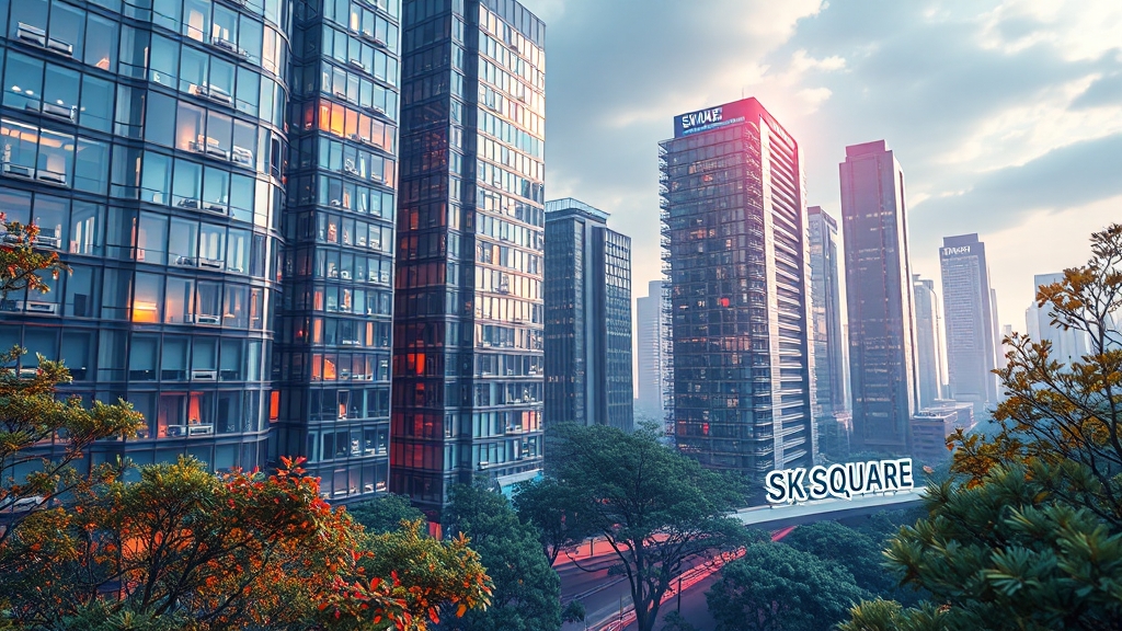 SK스퀘어, 어떤 회사? (realistic 스타일)