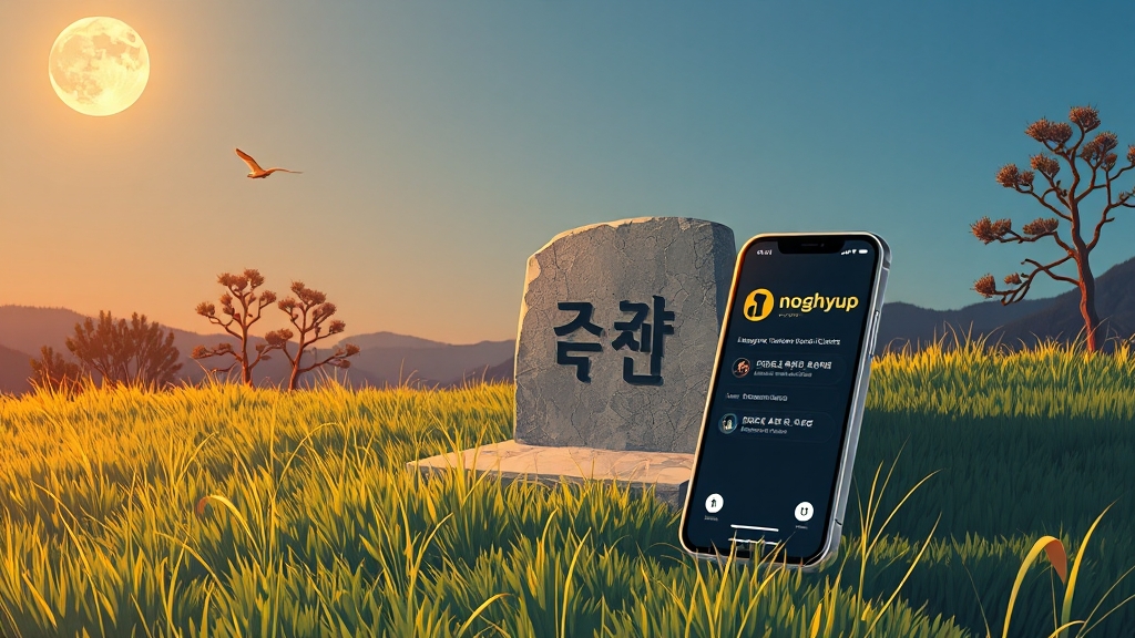 농협 벌초대행, 이용 시 주의사항은? (illustration 스타일)