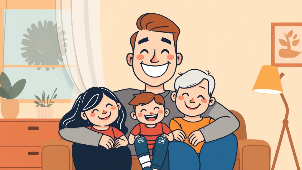 부양가족 수 가점 계산 (illustration 스타일)