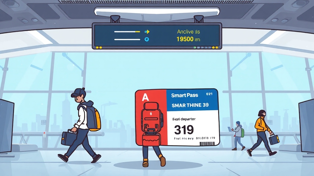스마트패스, 스마트한 여행의 필수템 (cartoon 스타일)