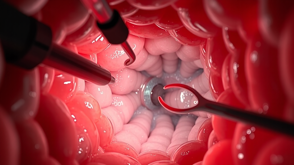 대장 용종 제거 방법 (realistic 스타일)