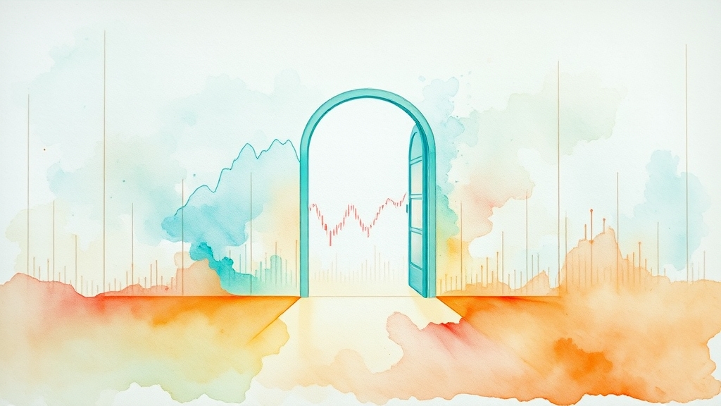 주가 급등 원인: 투자 심리 및 시장 전망 (watercolor 스타일)