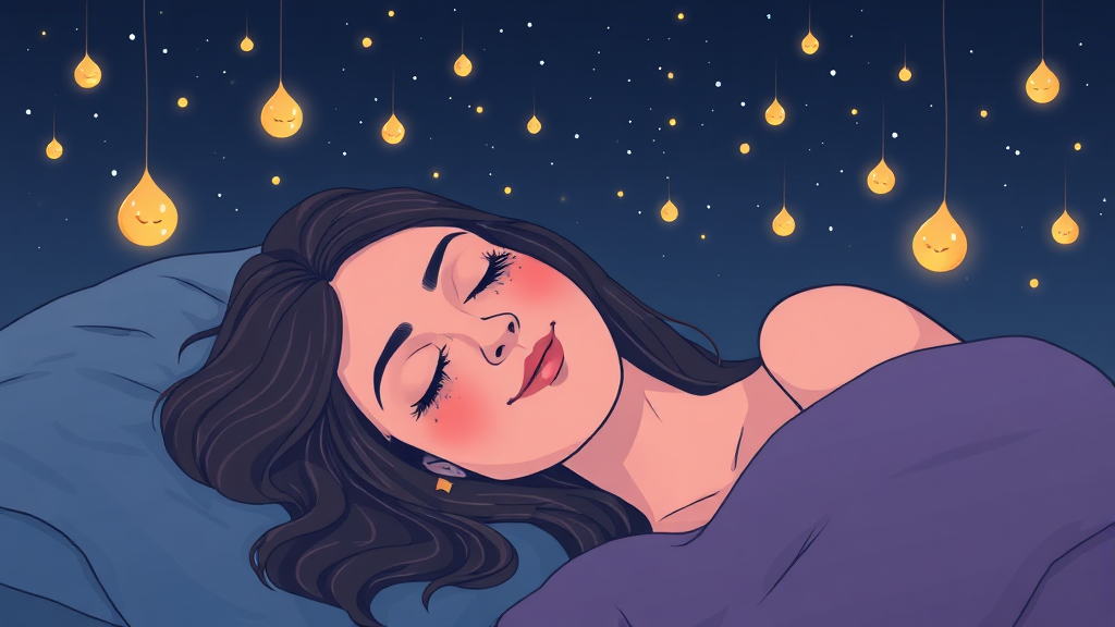 멜라토닌, 왜 필요할까? (illustration 스타일)