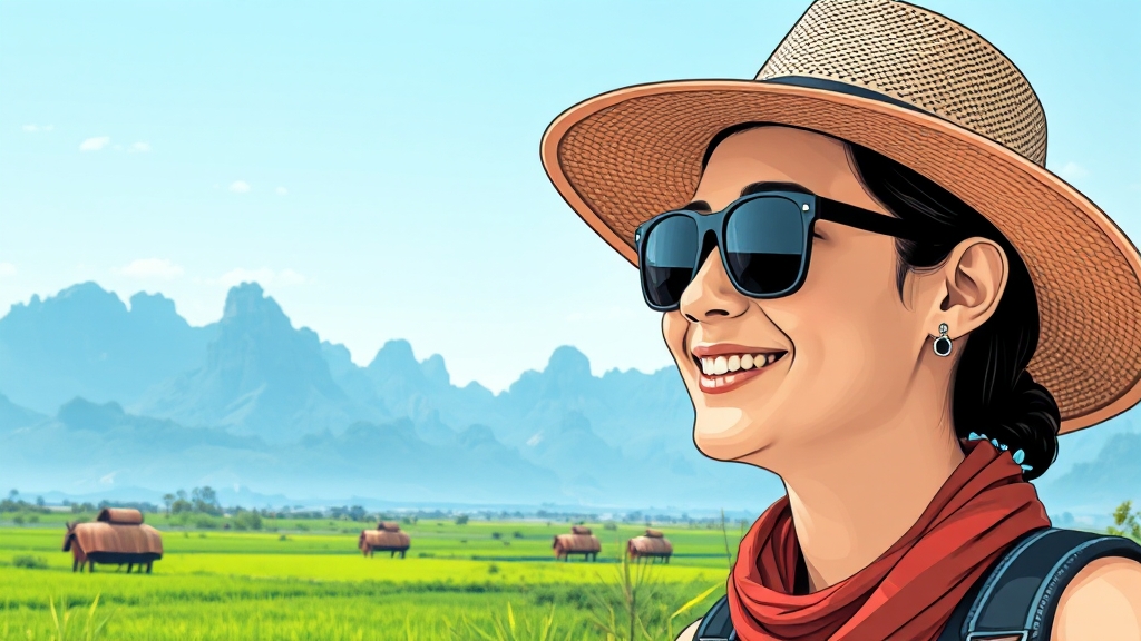 라오스 여행 준비물 및 주의사항 (illustration 스타일)