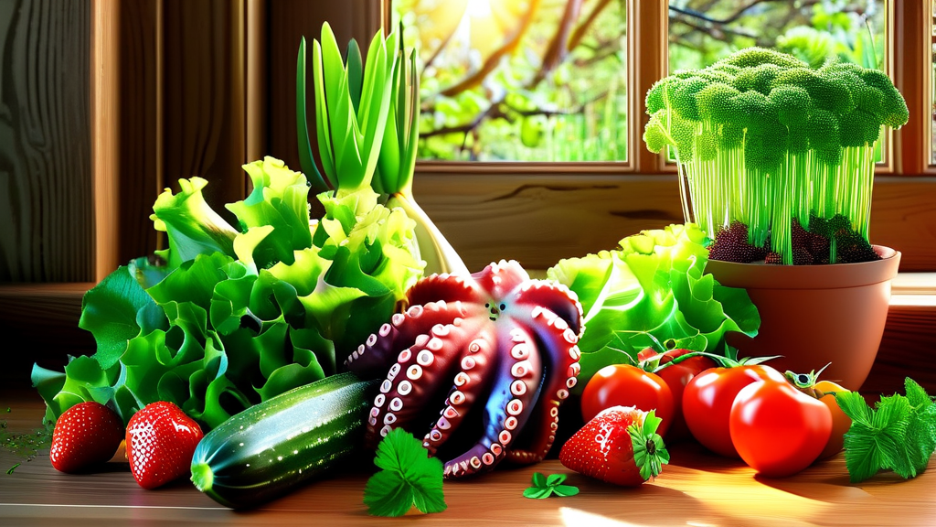 4월 제철 음식으로 풍성한 식탁 만들기 (realistic 스타일)